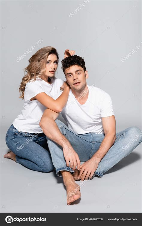 white shirt and jeans photoshoot